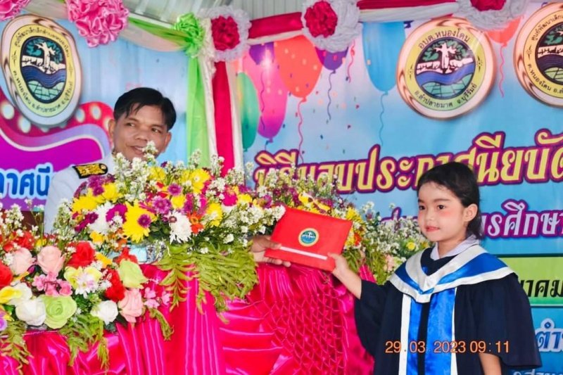 เมื่อวันที่ 29 มีนาคม 2566 ศูนย์พัฒนาเด็กเล็กตำบลหนองโดน จัดกิจกรรมพิธีมอบประกาศนียบัตรผู้สำเร็จการศึกษาตามหลักสูตรการศึกษาปฐมวัย ประจำปีการศึกษา 2565 โดยนายครรชิต ศรีอินทร์ นายกองค์การบริหารส่วนตำบลหนองโดน เป็นประธานในพิธีในกิจกรรมดังกล่าว