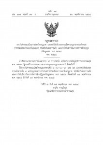 ประกาศยกเว้นค่าธรรมเนียมใบอนุญาตและหนังสือรับรองการแจ้ง จำนวน 5 ประเภท
