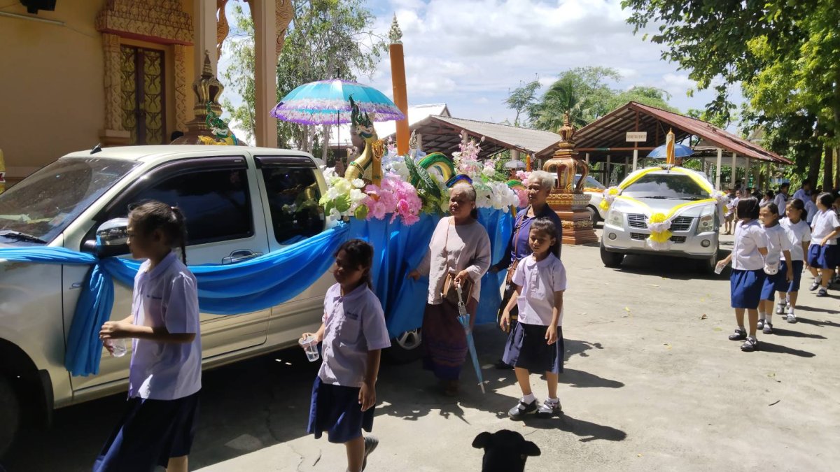 โครงการประเพณีแห่ีเทียนและถวายเทียนพรรษาองค์การบริหารส่วนตำบลหนองโดน